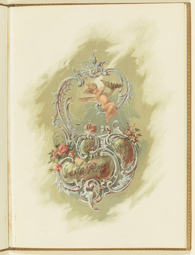 Programm für das Ballett La Perle von Marius Petipa und Riccardo Drigo, 1896 von Alexander von Hohen