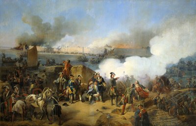 Erstürmung der schwedischen Nöteborg-Festung durch russische Truppen, 11. Oktober 1702, 1846 von Alexander von Kotzebue