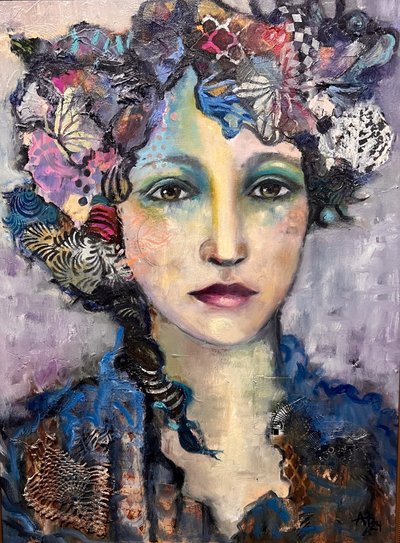 Texturierte Kunstfrau von Alexandra Higgins