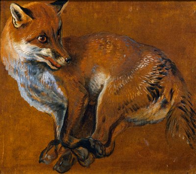 Fuchs mit gefesselten Beinen von Alexandre Francois Desportes