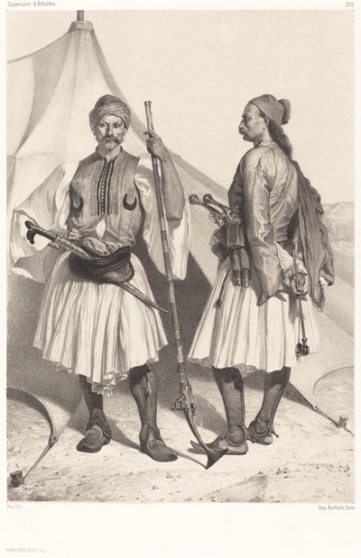 Arnauten, Ägypten von Alexandre Bida