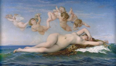 Die Geburt der Venus von Alexandre Cabanel