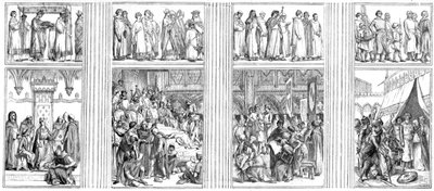 Gemälde im linken Querschiff des Pantheon, Paris, ca. 1880-1882 von Alexandre Cabanel