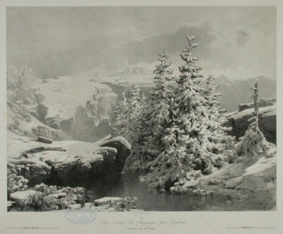 Ohne Titel von Alexandre Calame