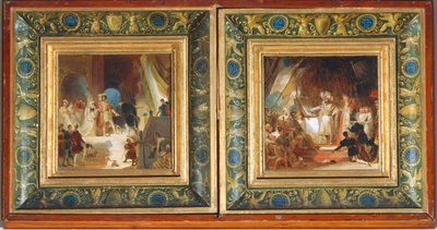 Franz I. und sein Hof empfangen vom Primatice die Werke Italiens von Alexandre Evariste Fragonard