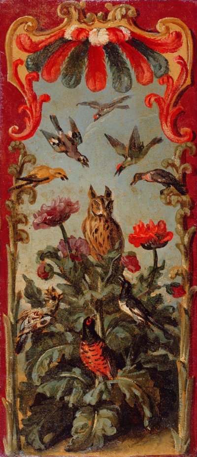 Entwurf für das Blatt eines Savonnerie-Bildschirms, ca. 1720 von Alexandre Francois Desportes