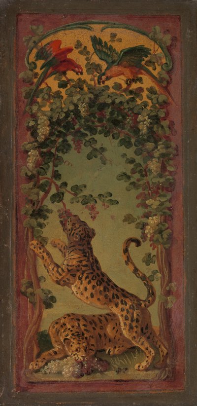Panther des Bacchus essen Trauben, ca. 1719-20 von Alexandre Francois Desportes