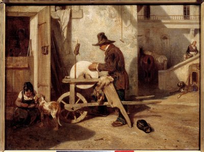 Der Scherenschleifer von Alexandre Gabriel Decamps