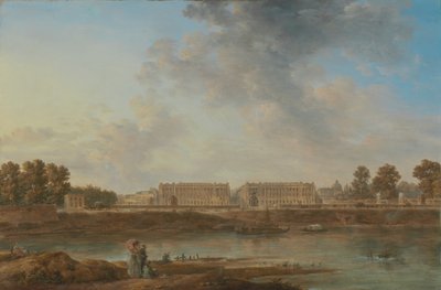 Ein Blick auf den Place Louis XV, um 1775-87 von Alexandre Jean Noel