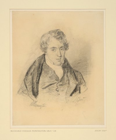 Porträt von Richard Parkes Bonington, ca. 1825-30 von Alexandre Marie Colin
