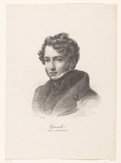 Porträt von Théodore Géricault von Alexandre Marie Colin