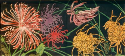 Chrysanthemen von Alexandre de Riquer i Inglada