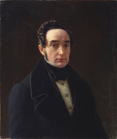 Porträt von Vladimir Ivanovich Panayev von Alexei Vasilyevich Tyranov