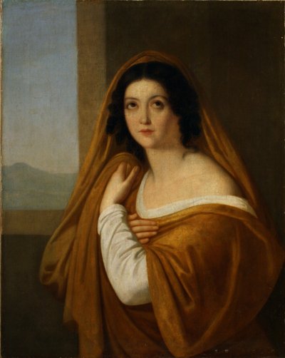 Porträt der Prinzessin Jewdokija Avdotja Iwanowna Golizyna, geb. Ismailowa 1794-1890, 1810er Jahre von Alexei Yegorovich Yegorov