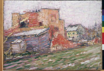 Blick auf eine Straße von Alexej von Jawlensky