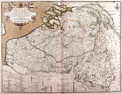 Niederlande von Alexis Hubert Jaillot