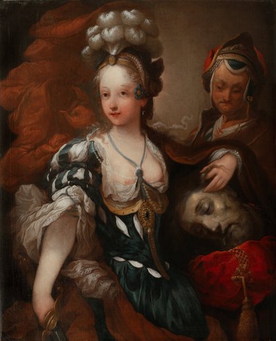 Judith mit dem Kopf des Holofernes, Mitte des 18. Jahrhunderts von Alexis Grimou