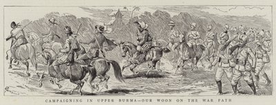 Kampagne in Oberburma, unser Woon auf dem Kriegspfad von Alfred Chantrey Corbould