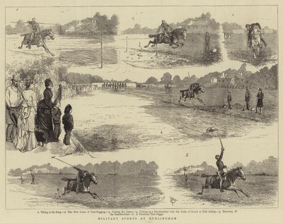 Militärsport in Hurlingham von Alfred Chantrey Corbould