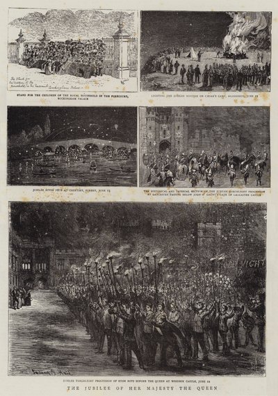 Das Jubiläum Ihrer Majestät der Königin von Alfred Chantrey Corbould