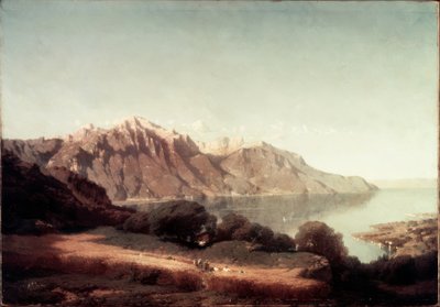 Blick auf den Genfersee von Alfred Chavannes