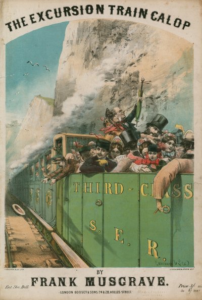 Musikpartitur: Der Ausflugszug-Galopp von Frank Musgrave von Alfred Concanen