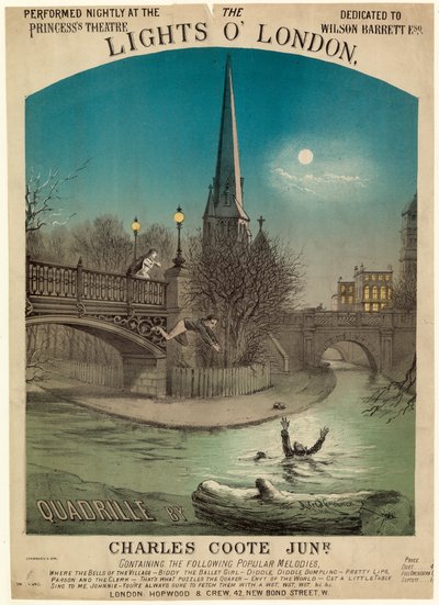 Die Lichter von London von Alfred Concanen