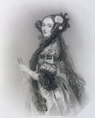 Augusta Ada King, Gräfin von Lovelace (1815-52), 1852 von Alfred Edward Chalon