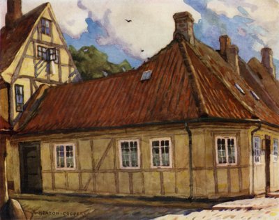 Dänemark: Odense, Der Geburtsort von Hans Andersen von Alfred Heaton Cooper