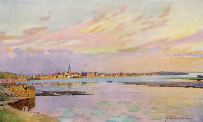 Luleå, Lappland, der Exporthafen für Eisenerz von Alfred Heaton Cooper