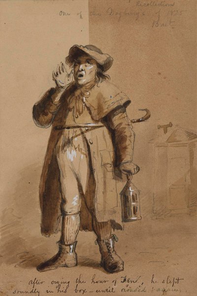Ein Nachtwächter aus Baltimore von Alfred Jacob Miller