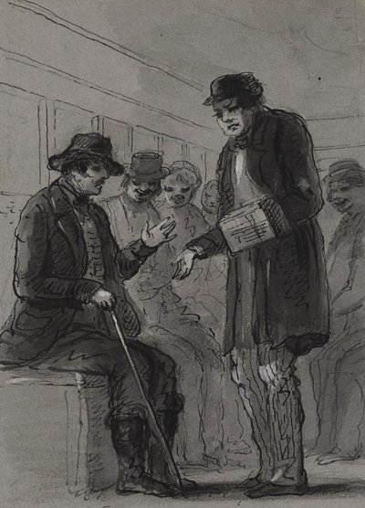 Befallen von den Jim-Jams von Alfred Jacob Miller