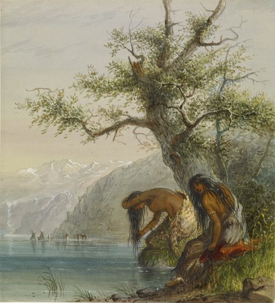 Indianertoilette von Alfred Jacob Miller