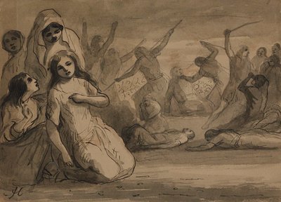 Massaker der Bartholomäusnacht von Alfred Jacob Miller