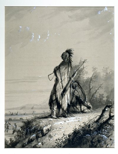 Sioux-Indianerwache von Alfred Jacob Miller