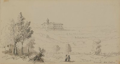 Ansicht des Mount de Sales von Alfred Jacob Miller