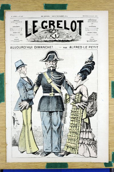 Titelblatt von Le Grelot, Nummer 167, Satirique en Couleurs von Alfred Le Petit