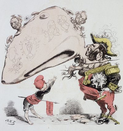 „Du hast noch Zeit, deine Nase zu machen, mein Mann, wenn du denkst, dass du nach Paris zurückkommst, kannst du dich selbst suchen.“ von Alfred Petit