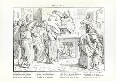 Auch ein Totentanz, Platte III von Alfred Rethel