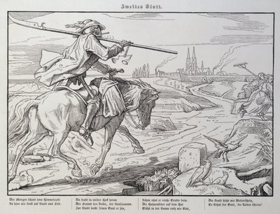 Der Tod reitet in die Stadt, Tafel 2 aus 
