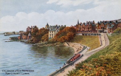 Kolonnade und neue Promenade, Port St Mary, Isle of Man von Alfred Robert Quinton