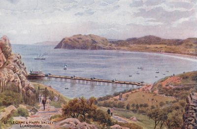 Little Orme & Happy Valley, Llandudno von Alfred Robert Quinton