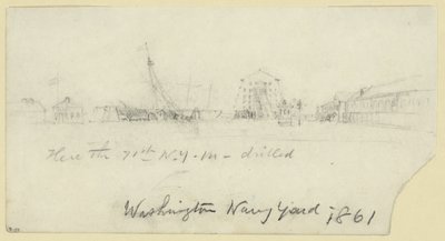 Washington Navy Yard von Alfred Rudolph Waud