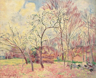 Erster Frühlingstag in Moret, 1889 von Alfred Sisley