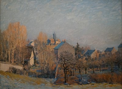 Frostiger Morgen in Louveciennes, 1873 von Alfred Sisley