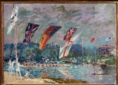 Regatta in Molesey, England von Alfred Sisley