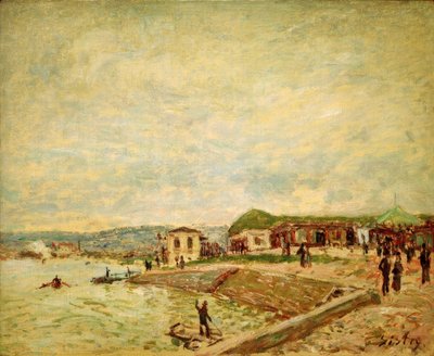 Seine bei Tagesanbruch von Alfred Sisley