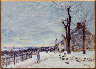 Schneewetter in Veneux-Nadon von Alfred Sisley