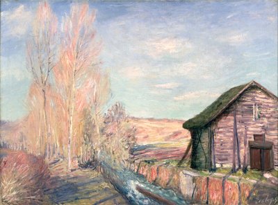Frühling auf dem Land, am Rande von Moret von Alfred Sisley