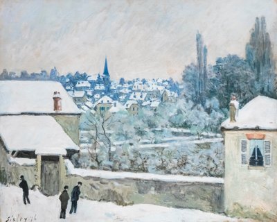 Winter in Louveciennes von Alfred Sisley